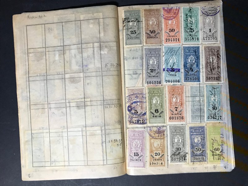 Central and South America Revenue Stamps Mint/Used 1891-1906 (242 Stamps)