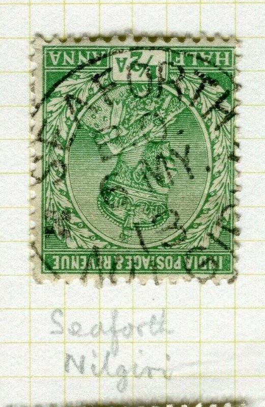 INDIA; POSTMARK fine used cancel on GV issue, Seaforth Nilgiri