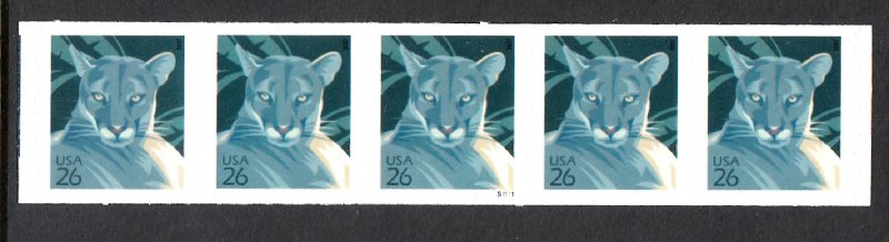 USA PNC SC# 4141 FLORIDA PANTHER $0.26c PL# S1111 MOTTLED TAG PNC5 S.A. MNH