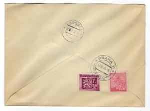 1945 Post War Czechoslovakia Registered Cover - (ZZ91)