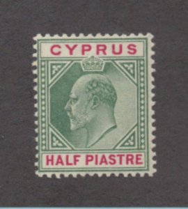 Cyprus - SG# 50 MLH / wmk crown CA      -      Lot 0921511