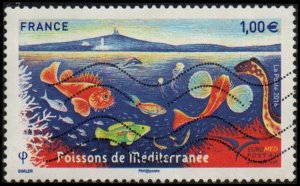 France 5065  - Used - 1.00€ Mediterranean Sea Fish (2016) (cv $1.65)