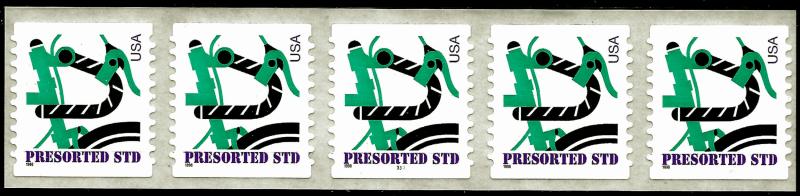 Sc 3228 (10¢) Bicycle Presorted PNC/5 Pl #333, MNH