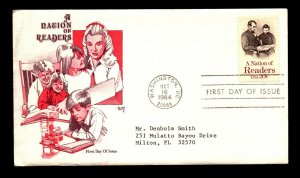 SC# 2106 FDC - Marq Cachet - Foxboro Letter Insert - L32317