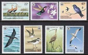 Grenada Grenadines 290-296 Birds MNH VF