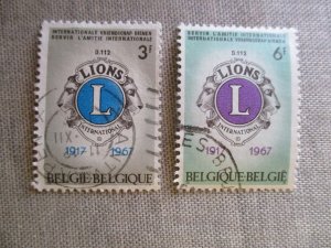 Belgium, Scott# 679-680, used