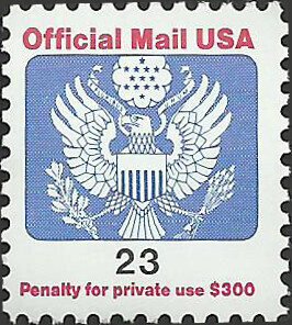# O148 Mint Never Hinged ( MNH ) EAGLE HOLDING ARROWS AND BRANCH