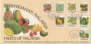 1986 National Fruits Series (High Definitives) FDC SG#344-347e