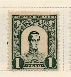 Colombia Antioquia 1899 Early Issue Fine Mint Hinged 1P. 175807