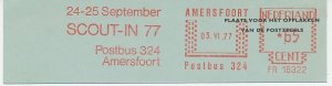 Meter cut Netherlands 1977 Scout-In 77 Amersfoort