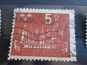 Sweden #197 used  2022 SCV = $3.25