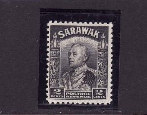 D3-Sarawak-Scott#111-Unused NH definitive-2c black-Sir Charl