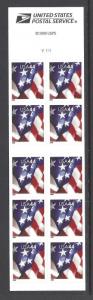 4396 U S Flag Old Glory Booklet of 10 mint 44 cent stamps 