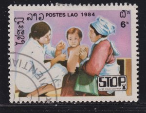 Laos 600 Stop Polio Campaign 1984