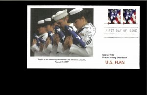 2009  First day Cover American Flag Washington DC