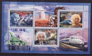 Guinea- 15id7-unused NH sheet-Space-Albert Einstein-2006-