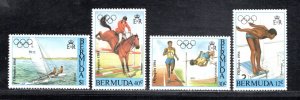 BERMUDA SC# 453-56  FVF/MNH