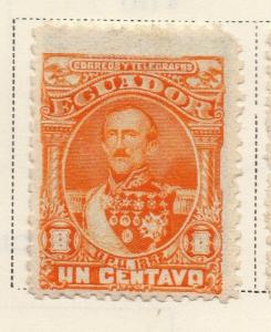 Ecuador 1892 Early Issue Fine Mint Hinged 1c. 115852