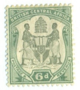 BRITISH CENTRAL AFRICA #48, Mint Hinged Scott $60.00