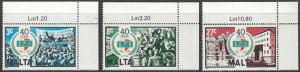 Malta #634-636 MNH Full Set of 3