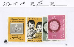 BELGIUM  553-55   MNH