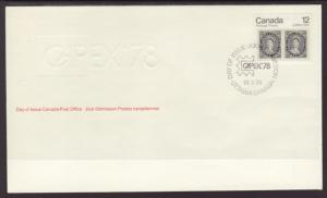 Canada Capex 1978 Canada Post U/A FDC BIN