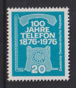 German Democratic Republic DDR #1714  MNH 1976 telephone centenary