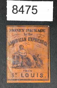US STAMPS # 1d AMERICAN EXPRESS LABELS CV. $ LOT #8475
