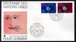 UN Geneva 90-91 Women's Decade Geneva U/A FDC