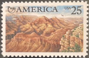 Scott #2512 1990 25¢ America Grand Canyon MNH OG XF/Superb