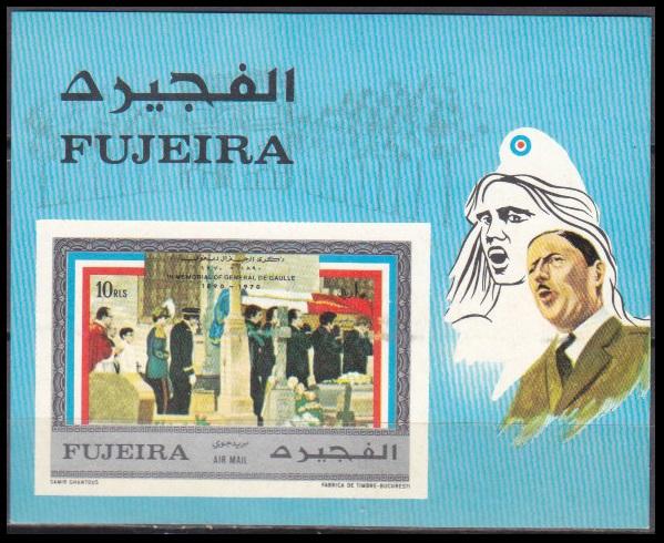 1971	Fujairah	633/B44b	General de Gaulle	12,00 €