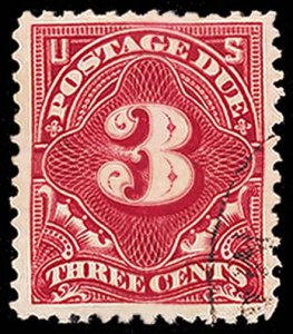 U.S. POSTAGE DUE J33  Used (ID # 100882)