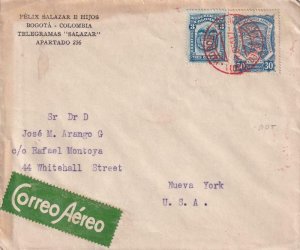 1924, Bogota, Colombia to New York City, NY, SCADTA, See Remark (43953)