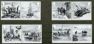 Great Britain Sc 3462-69 2016 Shackleton Expedition stamp set mint NH