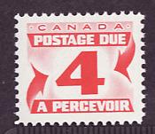 Canada #J24 First Issue Postage Due MNH single