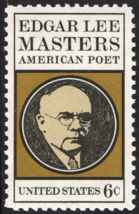 SC#1405 6¢ U.S. Edgar Lee Masters (1970) MNH