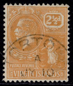 BRITISH VIRGIN ISLANDS GV SG94, 2½d dull orange, VLH MINT. CDS