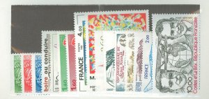 France #1755-79/C52-3 Unused Single (Complete Set)