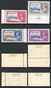 Basutoland SG11/14 1935 Silver Jubilee Set M/M