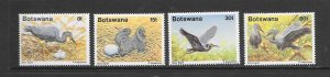 BIRDS - BOTSWANA #456-9 MNH