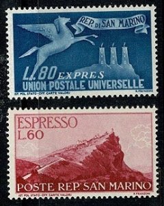 San Marino #E22-3 MH,NH Espresso