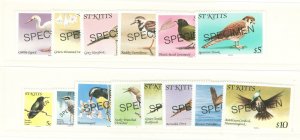 St. Kitts # Mint (NH) Single (Bird)