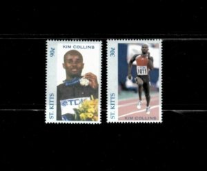 Saint Kitts 2002 - Olympics  - Set of 2 Stamps - Scott #543-44 - MNH