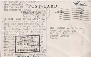 United States A.P.O.'s Soldier's Free Mail 1943 U.S. Army A.P.O. 961 Kahului,...