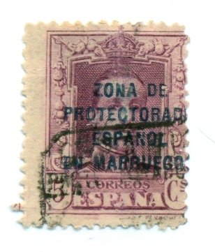 Spanish Morocco 1923 #84 U SCV(2022)=$0.25