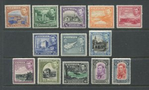 Cyprus KGVI 1938-44 set unmounted mint NH