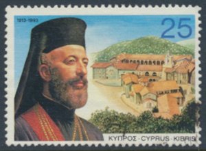Cyprus  SG 836 SC# 816 Used Makarios 1993  see details & scans