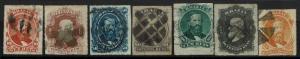 Brazil SC# 61-67, Used, 61 sm side thin, 63 few pinholes, see notes - Lot 073017