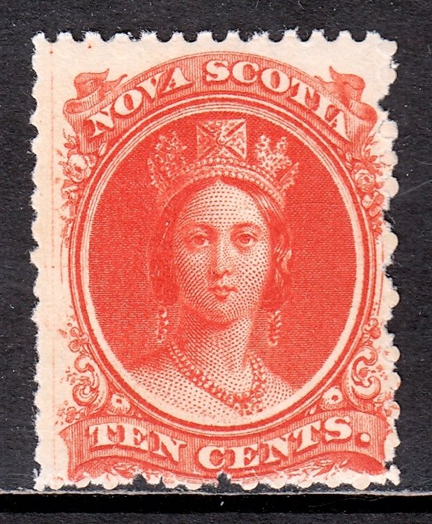 Nova Scotia - Scott #12 - MH - Short perfs at left - SCV $12