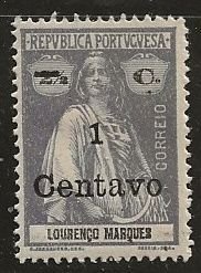 Lourenco Marques  ||  Scott # 161 - MH
